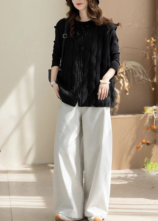 Dames Gebreide Top Ronde Hals Warme Stijl 3