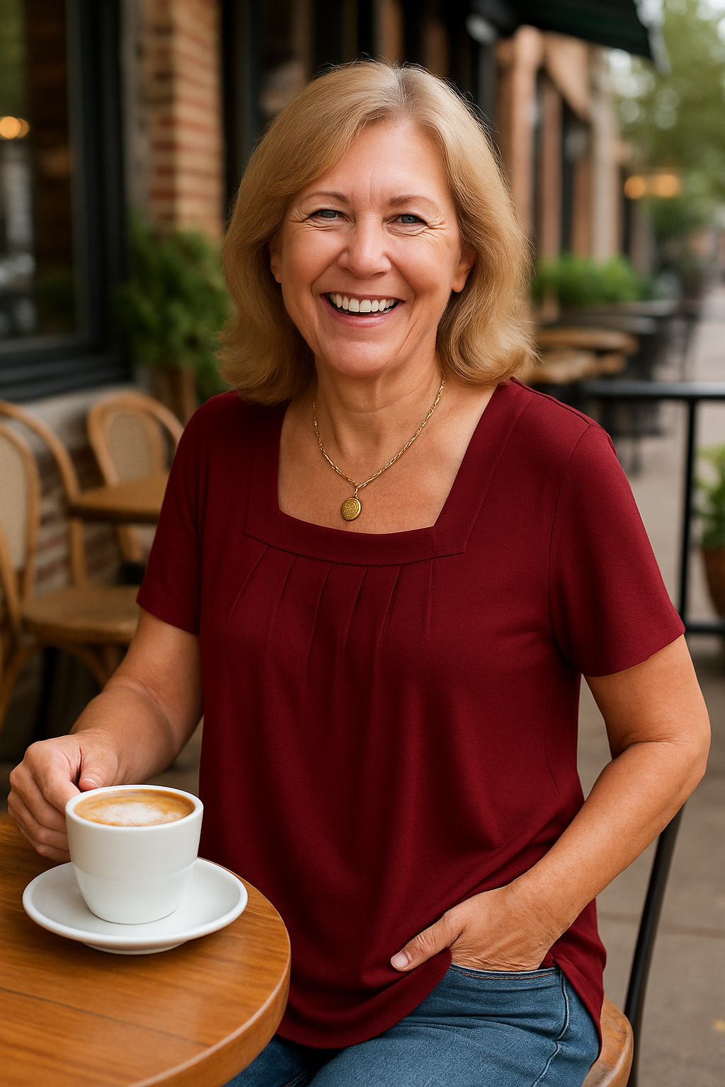 Dames Geplooide Top Comfortabel 5