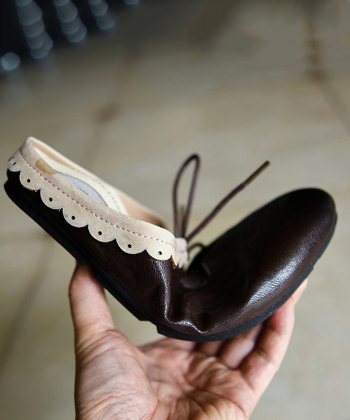 Dames Gesplitste Schuifsandalen Met Veters 3