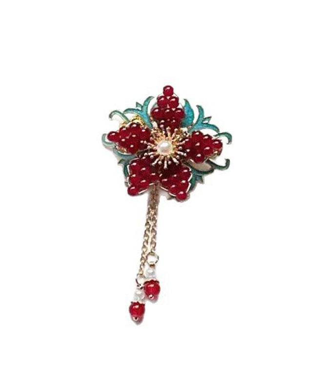 Dames Haarspeld Bloemen Kwastje Stijlvol Accessoire 4