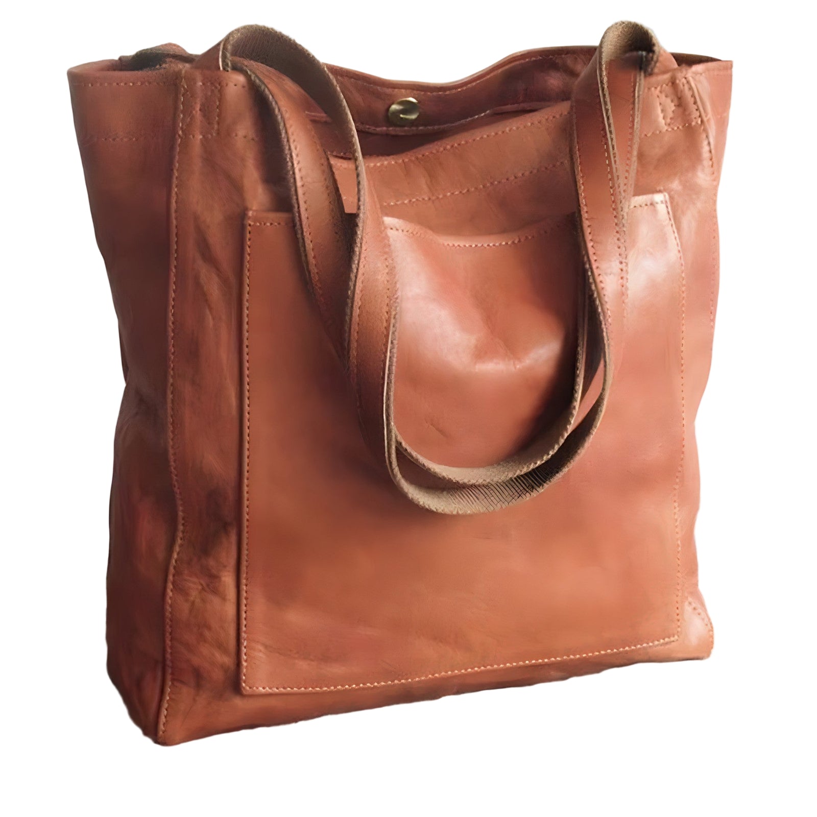 Dames Handgemaakte Leren Tas Stijlvol 0