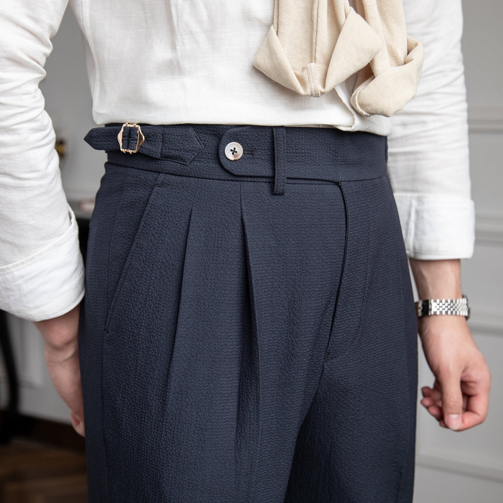 Dames Hoge Taille Broek Vintage Stijl 10