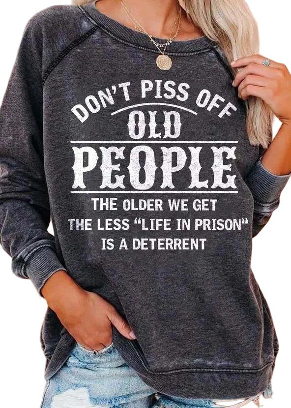 Dames Hoodie Grafisch Statement Casual 0