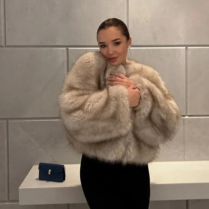 Dames Jas Winter Gewatteerd Met Luxe Details 2