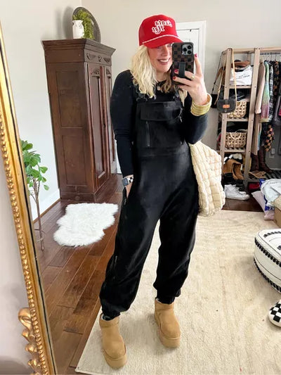 Dames Jumpsuit Casual Comfortabel Zwart 2