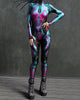 Dames Jumpsuit Feestelijk met Cyber Armor 3D Print voor Cosplay en Festivals 7