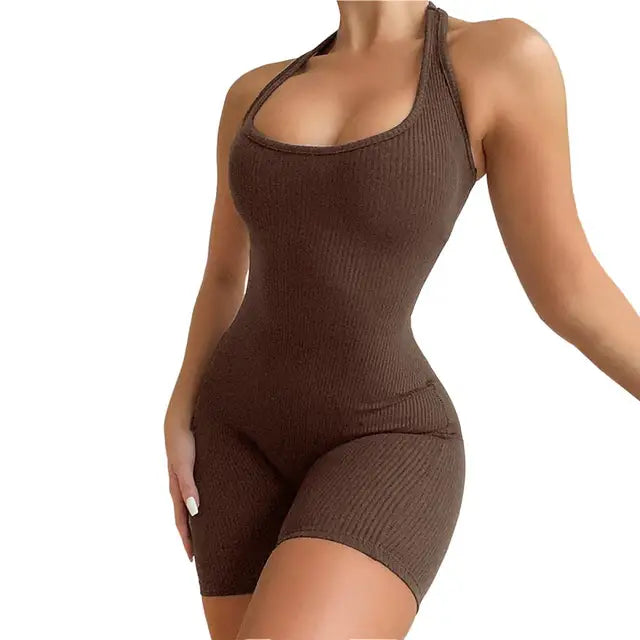 Dames Jumpsuit Geribbelde Bodycon Stijlvol Polyester 9