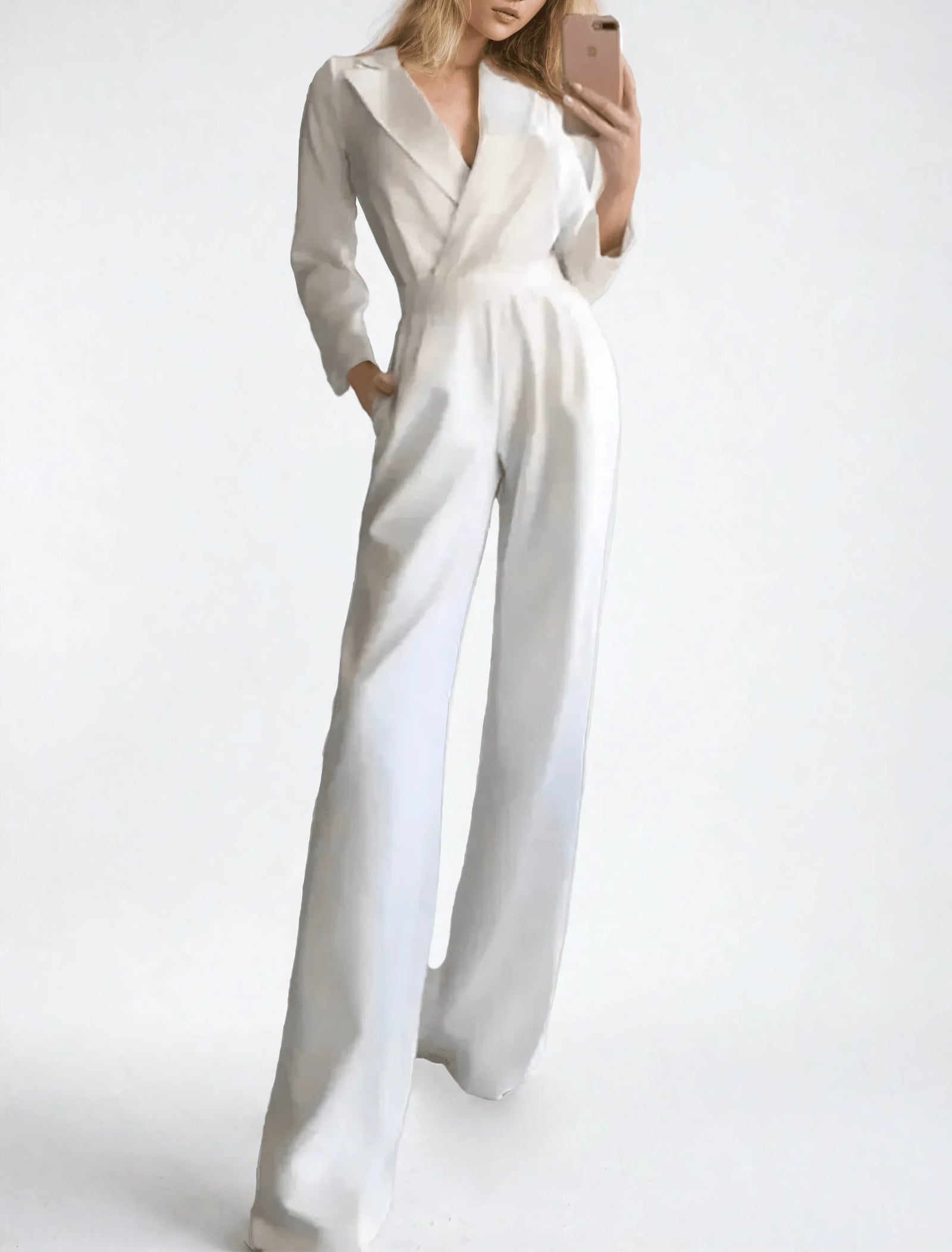 Dames Jumpsuit Getailleerd Feestelijk Zwart 1