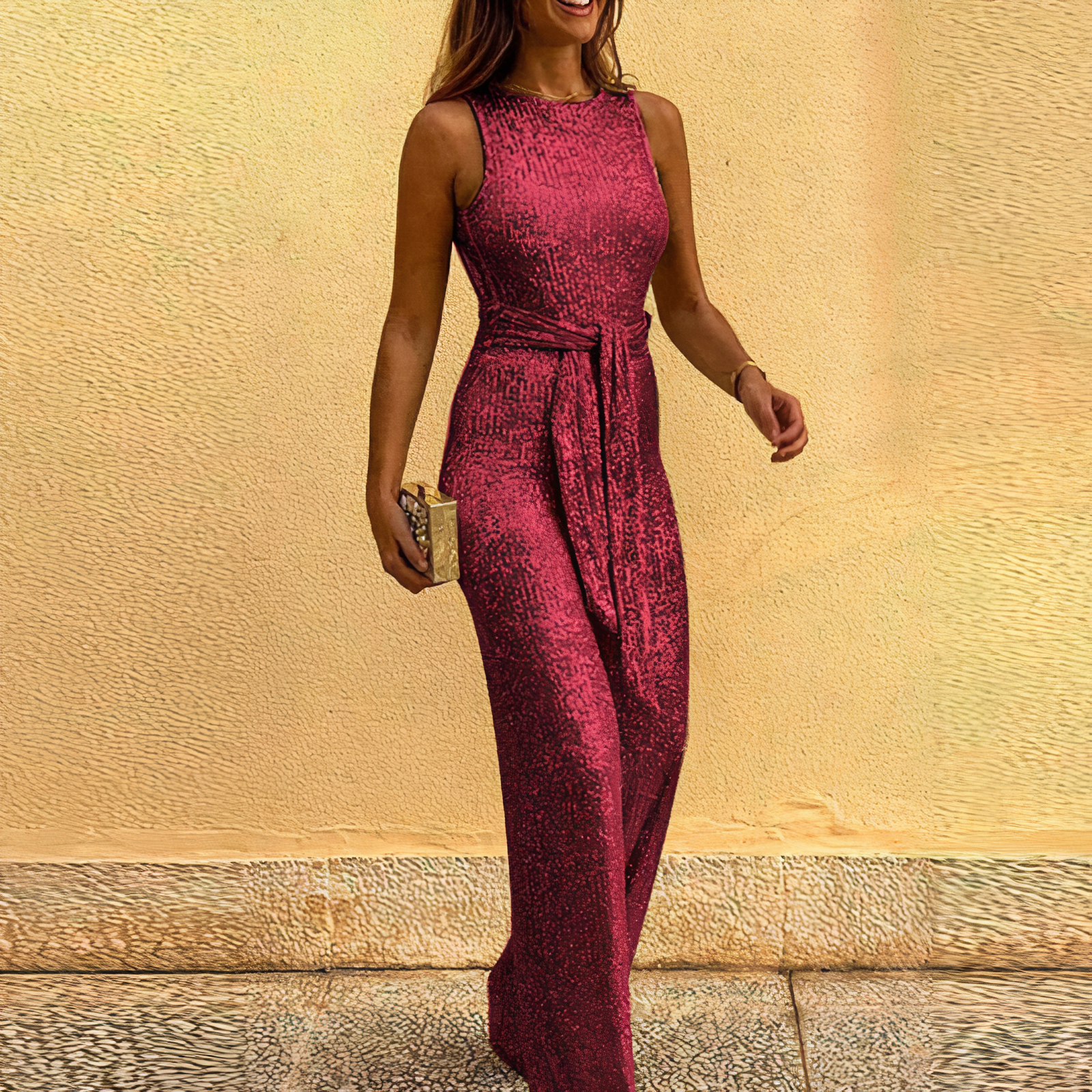 Dames Jumpsuit Glitterstijl 4