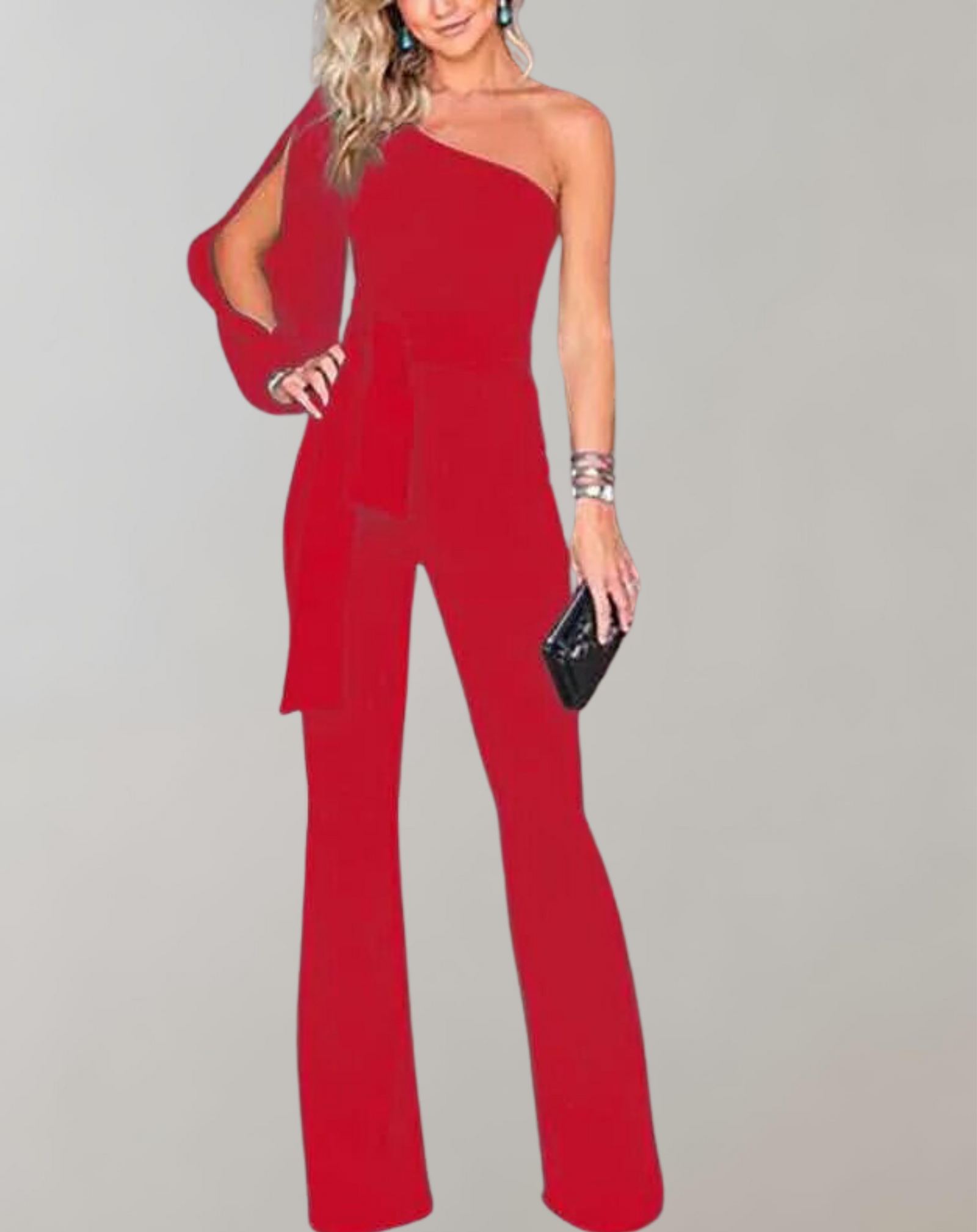Dames Jumpsuit Met Strikceintuur 7