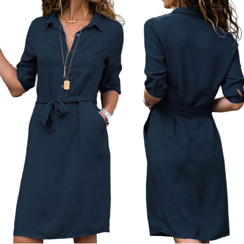 Dames Jurk Casual Zomerjurkjes Comfortabele Pasvorm Hoogwaardige Stoffen 0