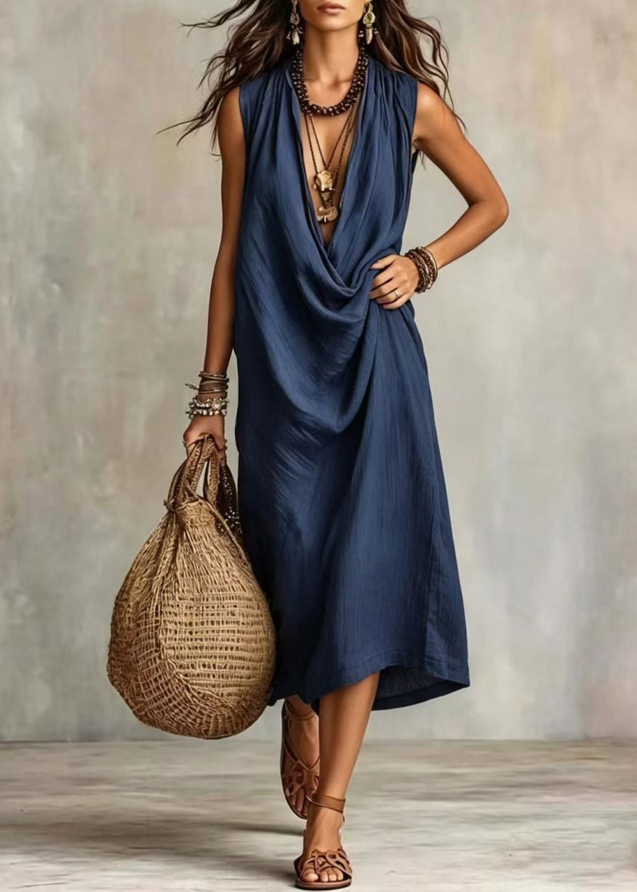 Dames Jurk V-hals Losvallend Zomerse Stijl 1
