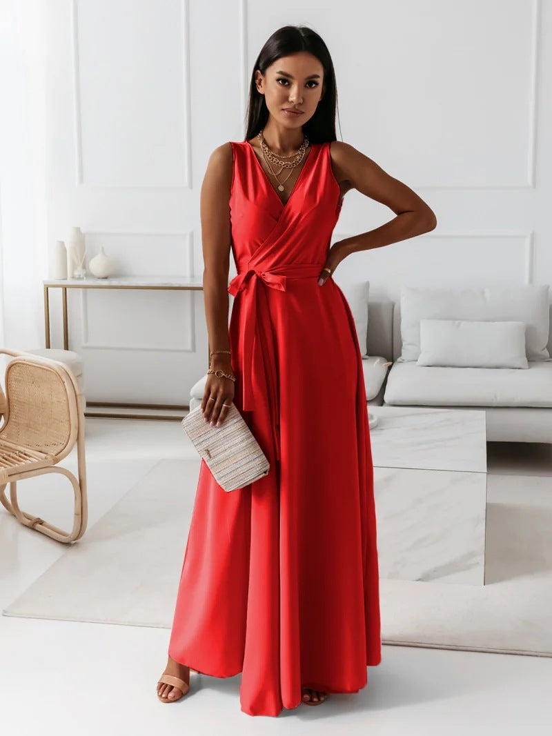 Dames Jurk V-hals Stijlvol 3