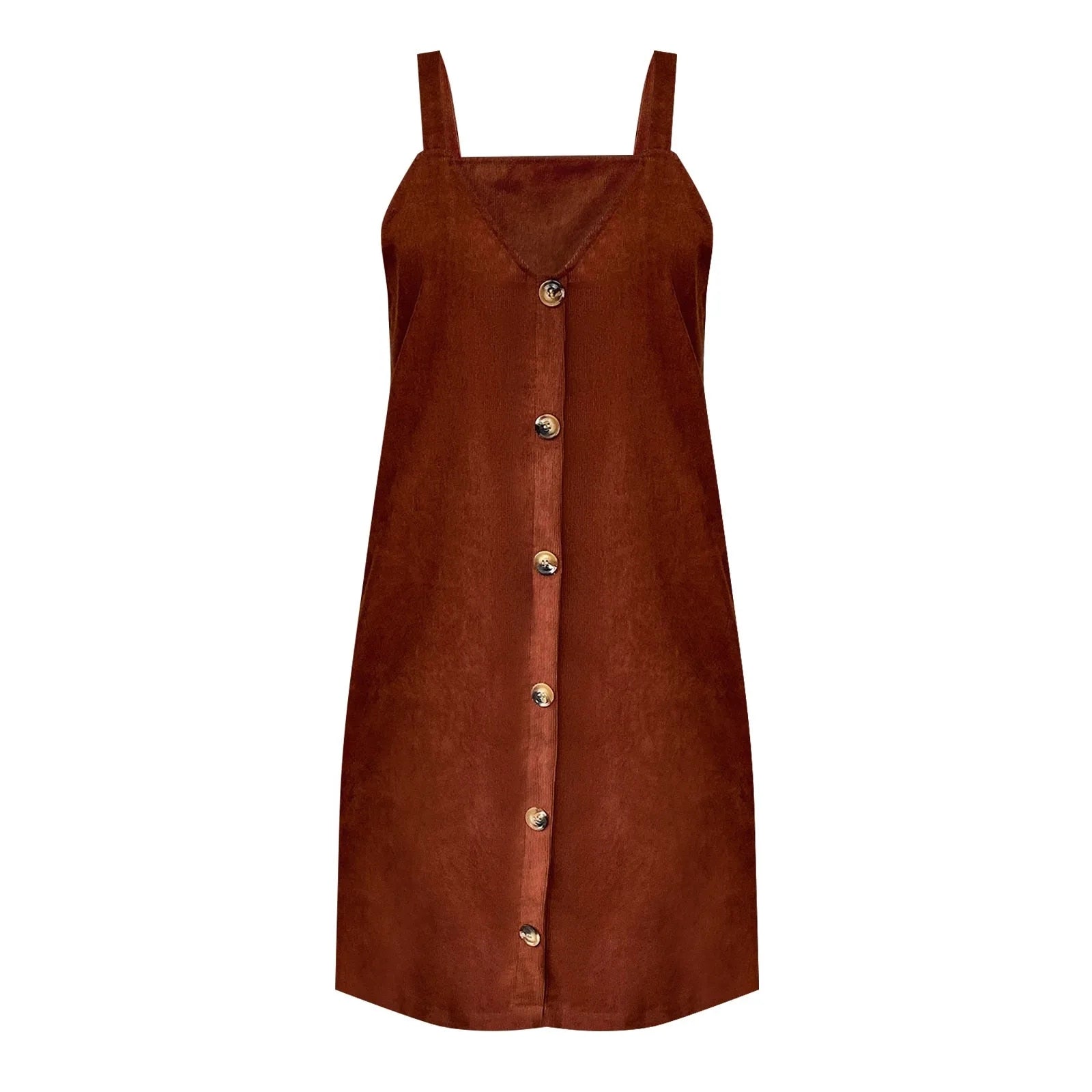 Dames Jurk met V-hals en Knoopdetails 7