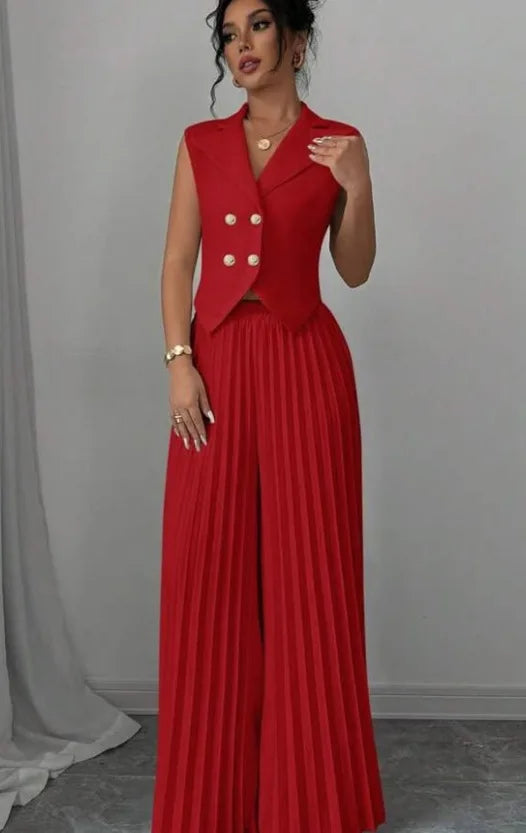 Dames Kantoorpak Casual Tweedelige Set 8