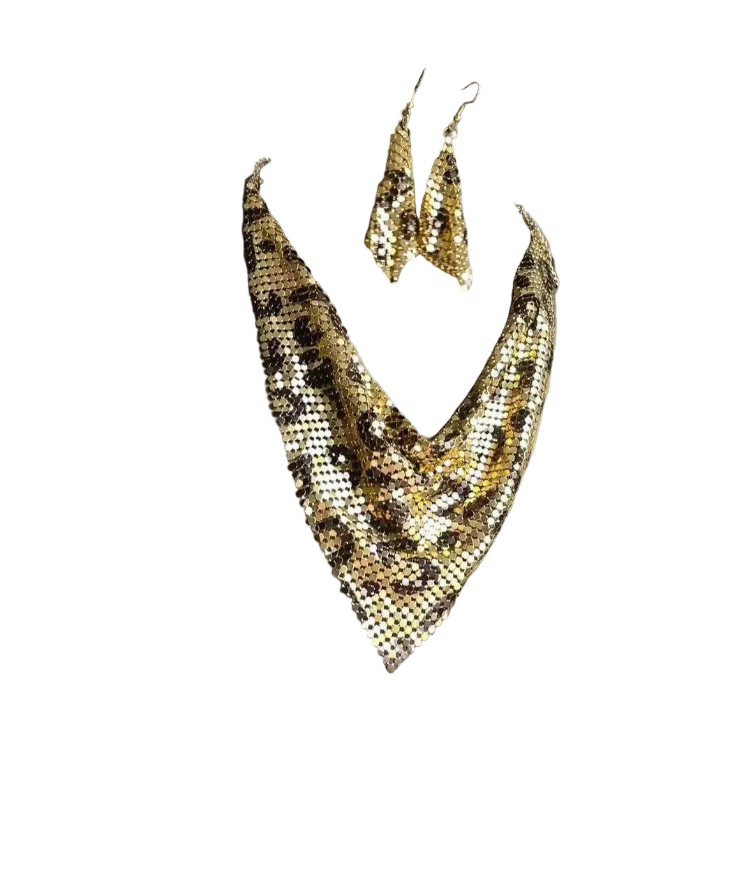 Dames Ketting Set Driehoekige Hanger Modern Design 2