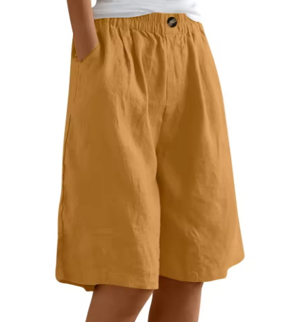 Dames Korte Broek Casual Met Elastische Tailleband 10