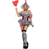 Dames Kostuum Clown Circusstijl voor Carnaval en Feest 0