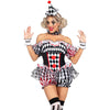 Dames Kostuum Clown Circusstijl voor Carnaval en Feest 3