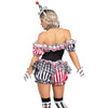 Dames Kostuum Clown Circusstijl voor Carnaval en Feest 4