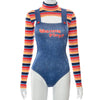 Dames Kostuum Filmkarakter Bodysuit Voor Halloween Feesten 5