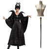 Dames Kostuum Heks met Gehoornde Hoed voor Halloween Cosplay 1