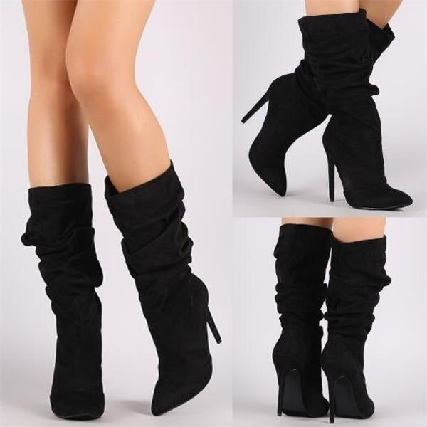 Dames Laarzen Stiletto Medium Stijlvol en Comfortabel 4