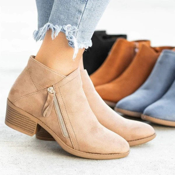 Dames Laarzen met Platform en Ritssluiting 2
