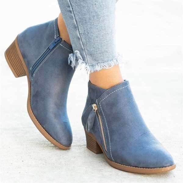 Dames Laarzen met Platform en Ritssluiting 5