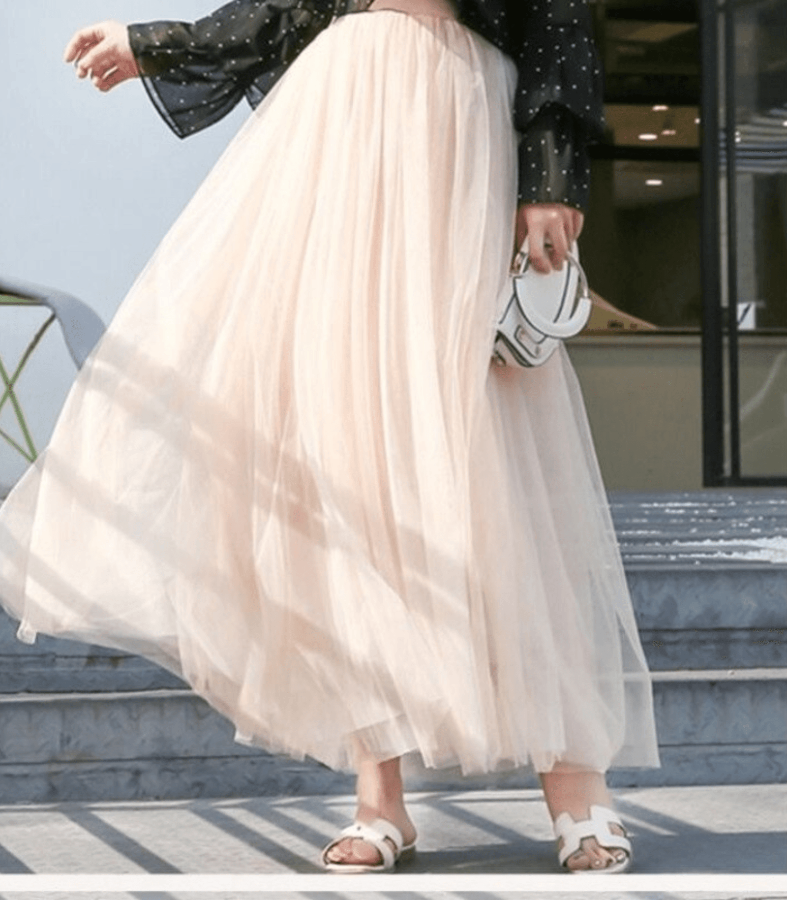 Dames Lange Rok Hoge Taille Aansluitend 4