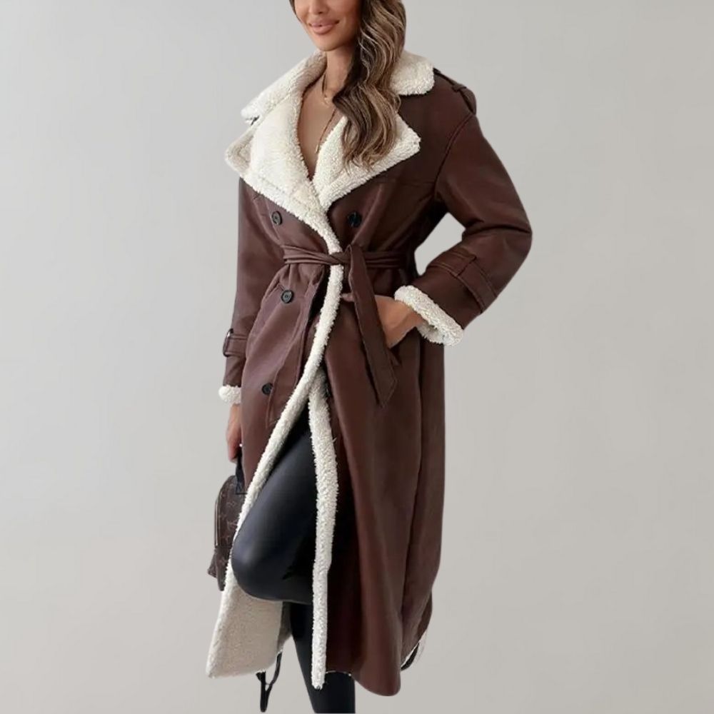 Dames Lange Winterjas Stijlvol en Comfortabel 3