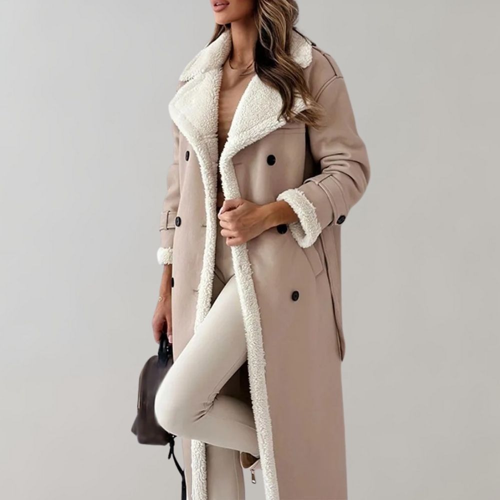 Dames Lange Winterjas Stijlvol en Comfortabel 8