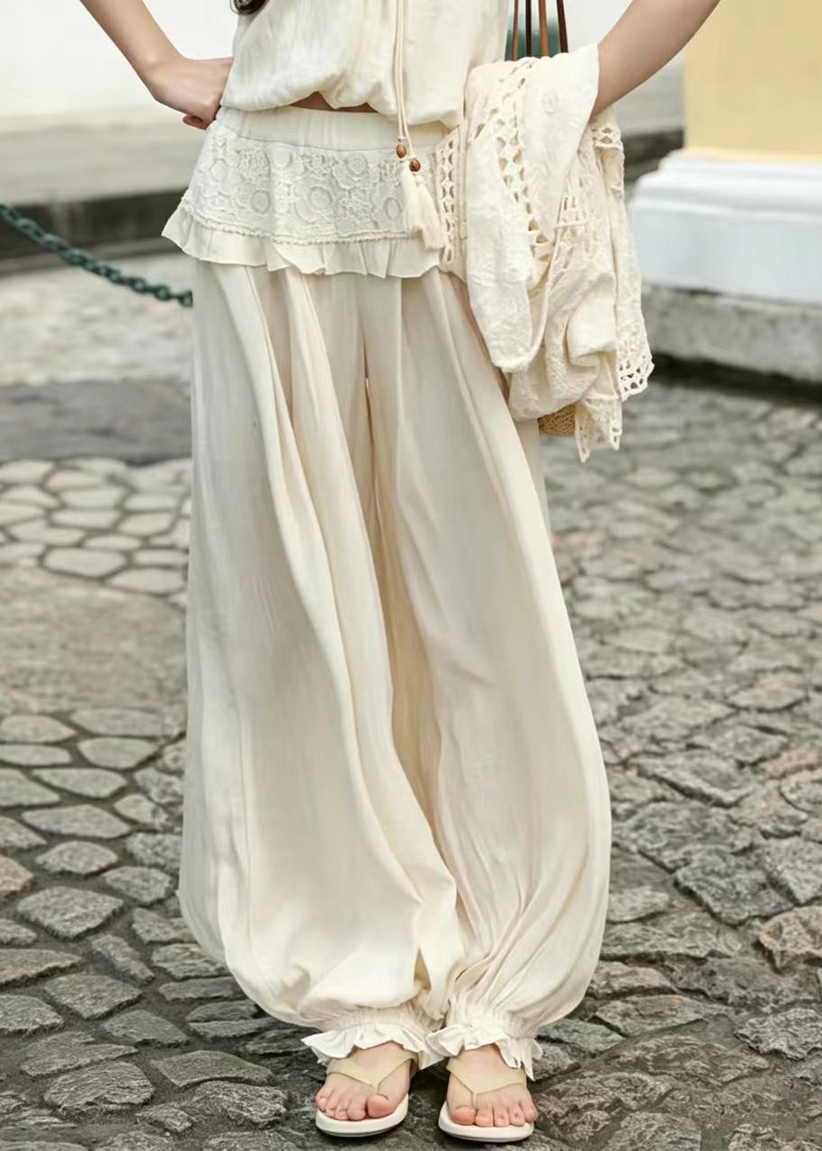 Dames Lantaarnbroek Tweedelige Set Zomer Stijlvol 4