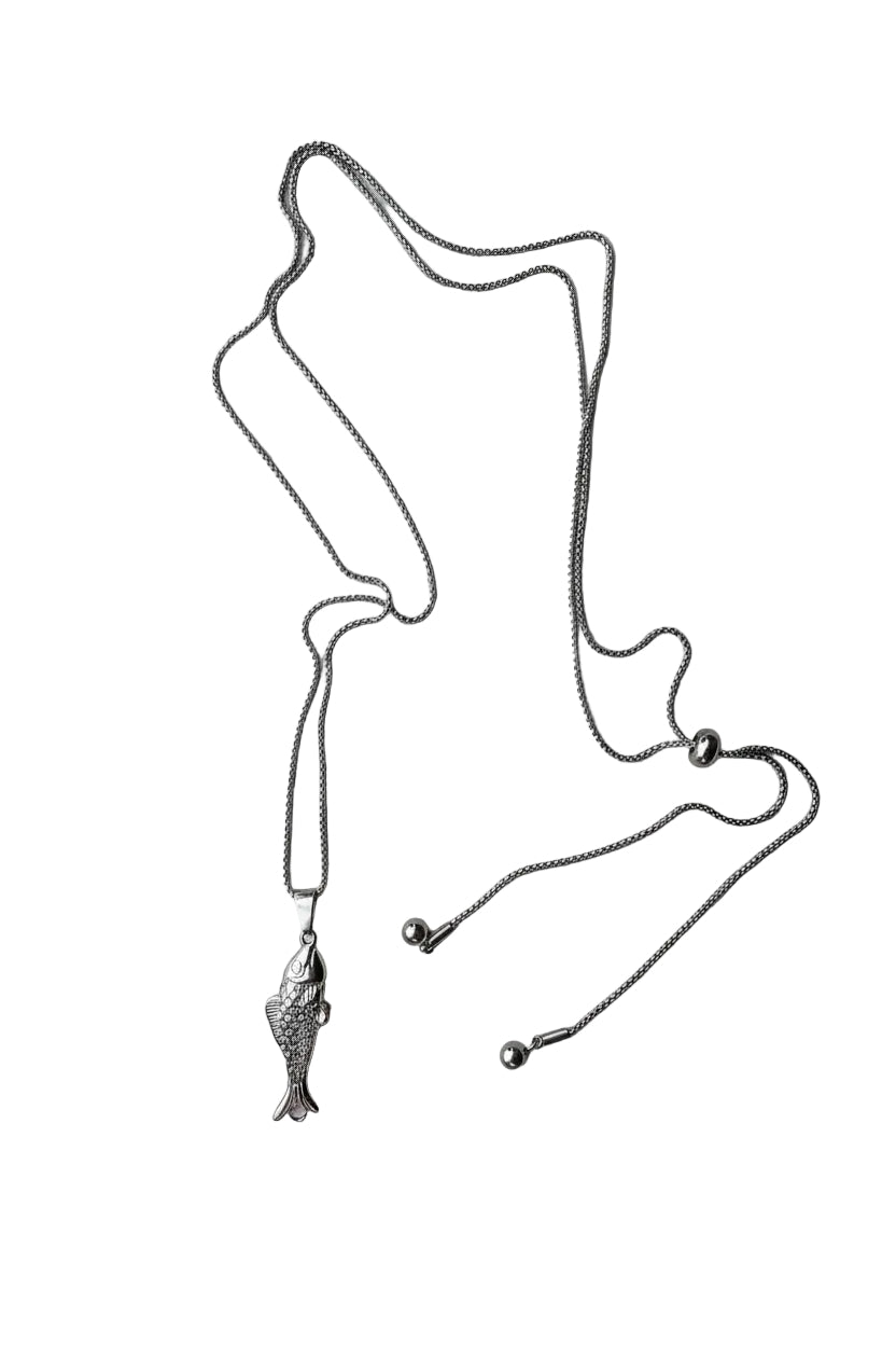 Dames Lariat Ketting Boho Stijl Kleine Vis 3