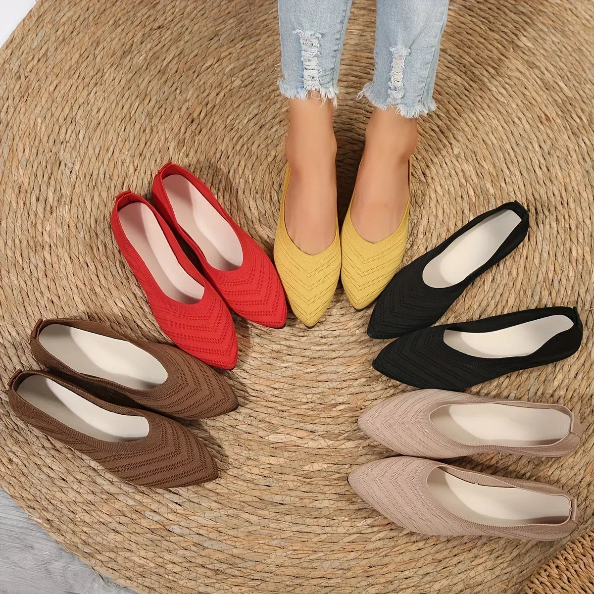 Dames Loafers Casual Ballet Flats 1