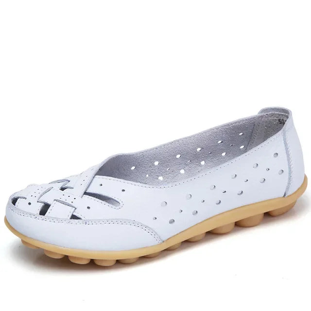 Dames Loafers Casual Plat 9