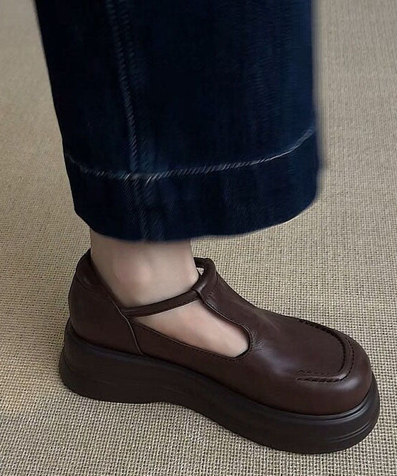 Dames Loafers Met Plateauzool En Gespbandje 3