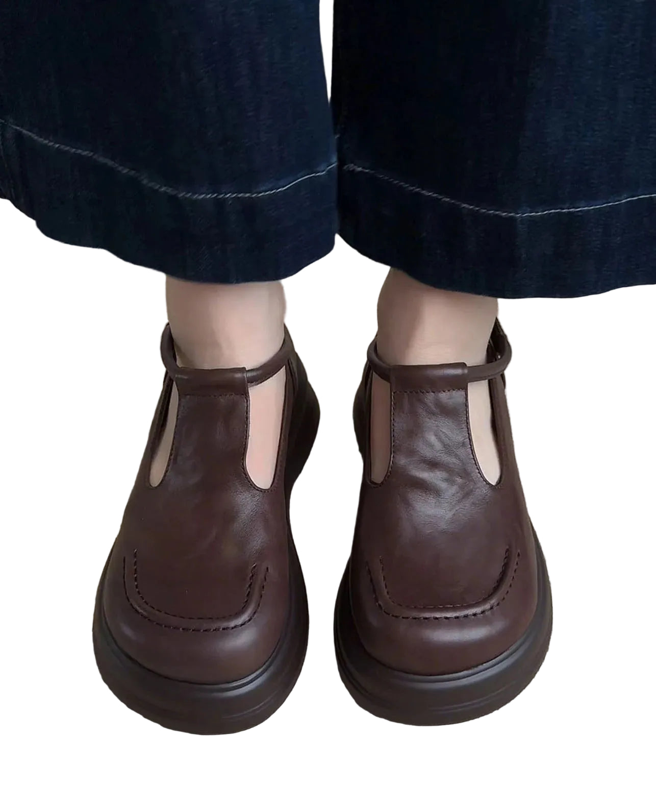 Dames Loafers Met Plateauzool En Gespbandje 4
