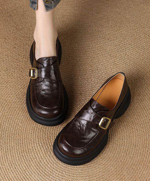 Dames Loafers Met Plateauzool Modern Design 3