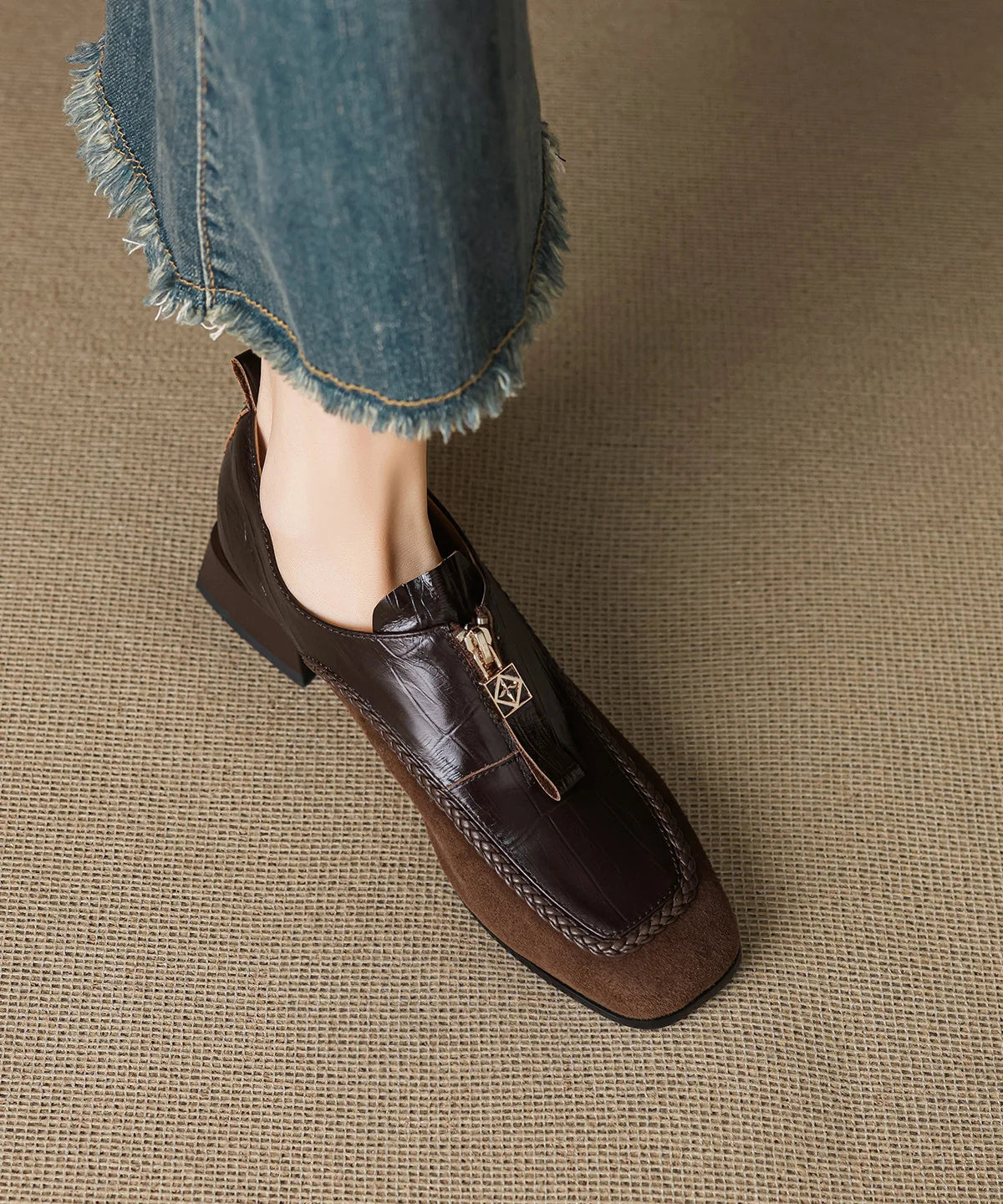 Dames Loafers Robuust Retro Design 2