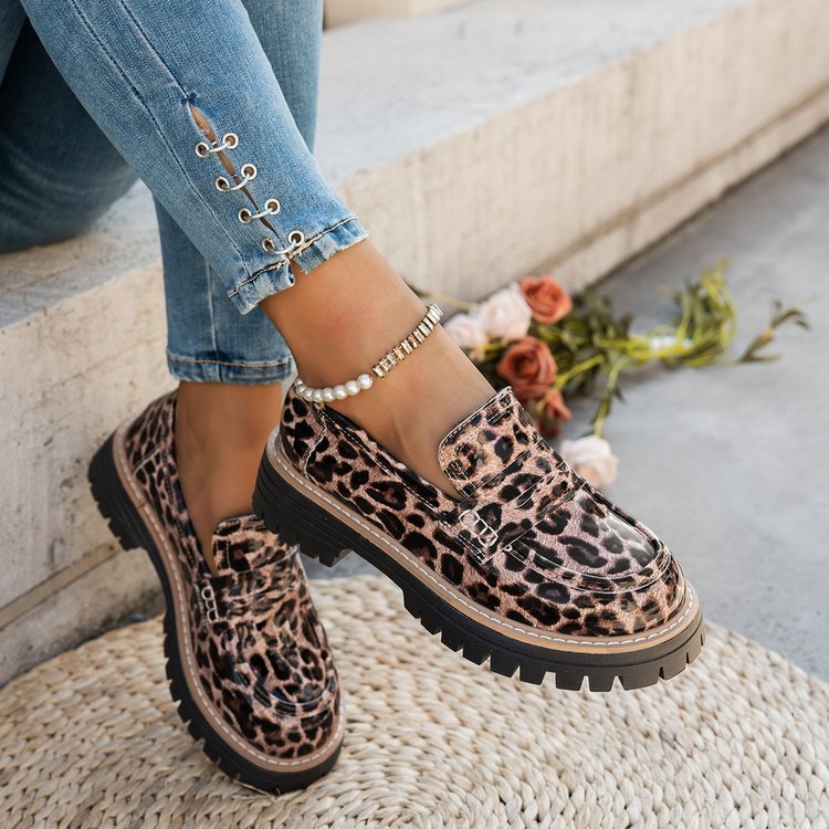 Dames Loafers met Plateau en Antislipzool 1