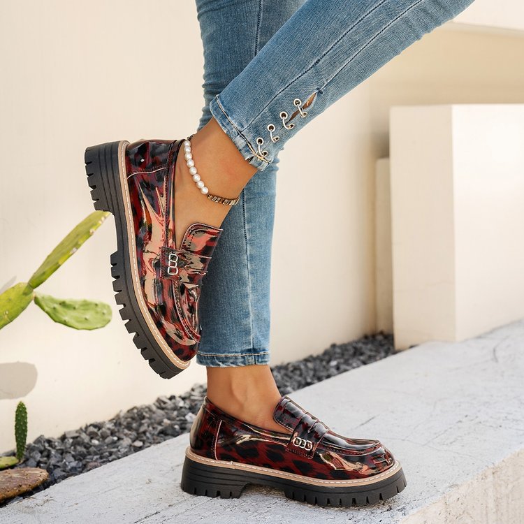 Dames Loafers met Plateau en Antislipzool 3