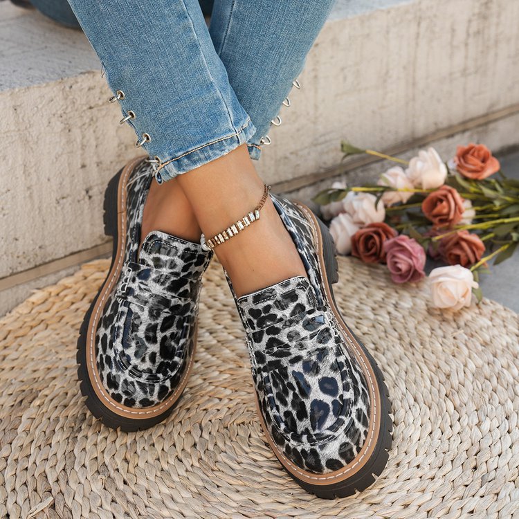 Dames Loafers met Plateau en Antislipzool 4