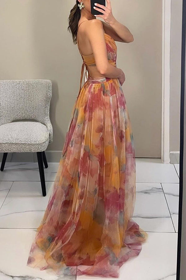 Dames Maxi-jurk Bloemenprint 4