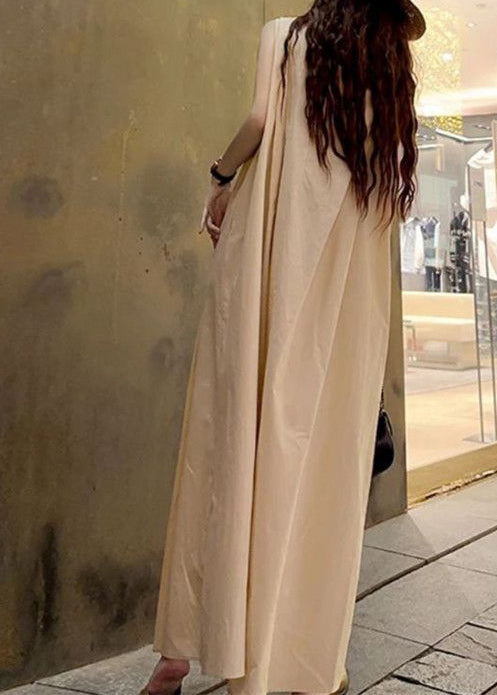Dames Maxi-jurk Mouwloos O-hals Losvallend Model 3