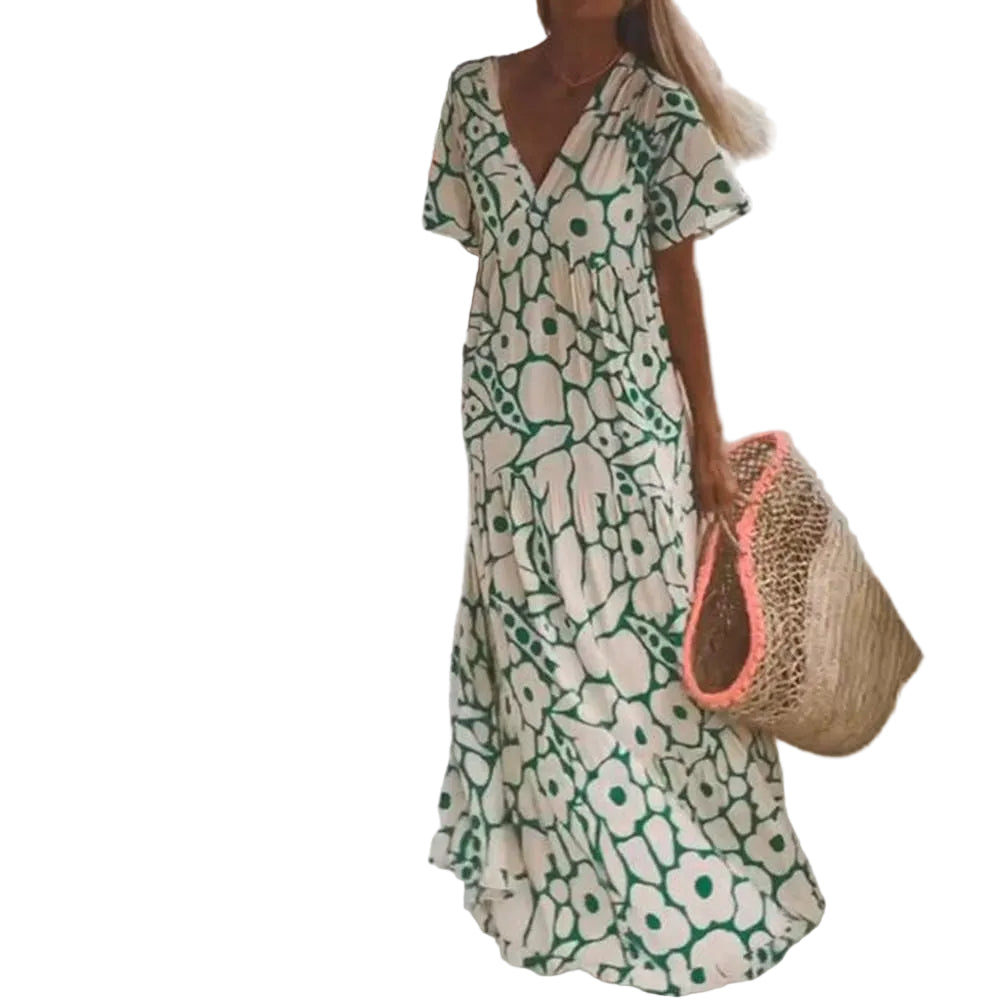 Dames Maxi Jurk Bohemian Stijl 0