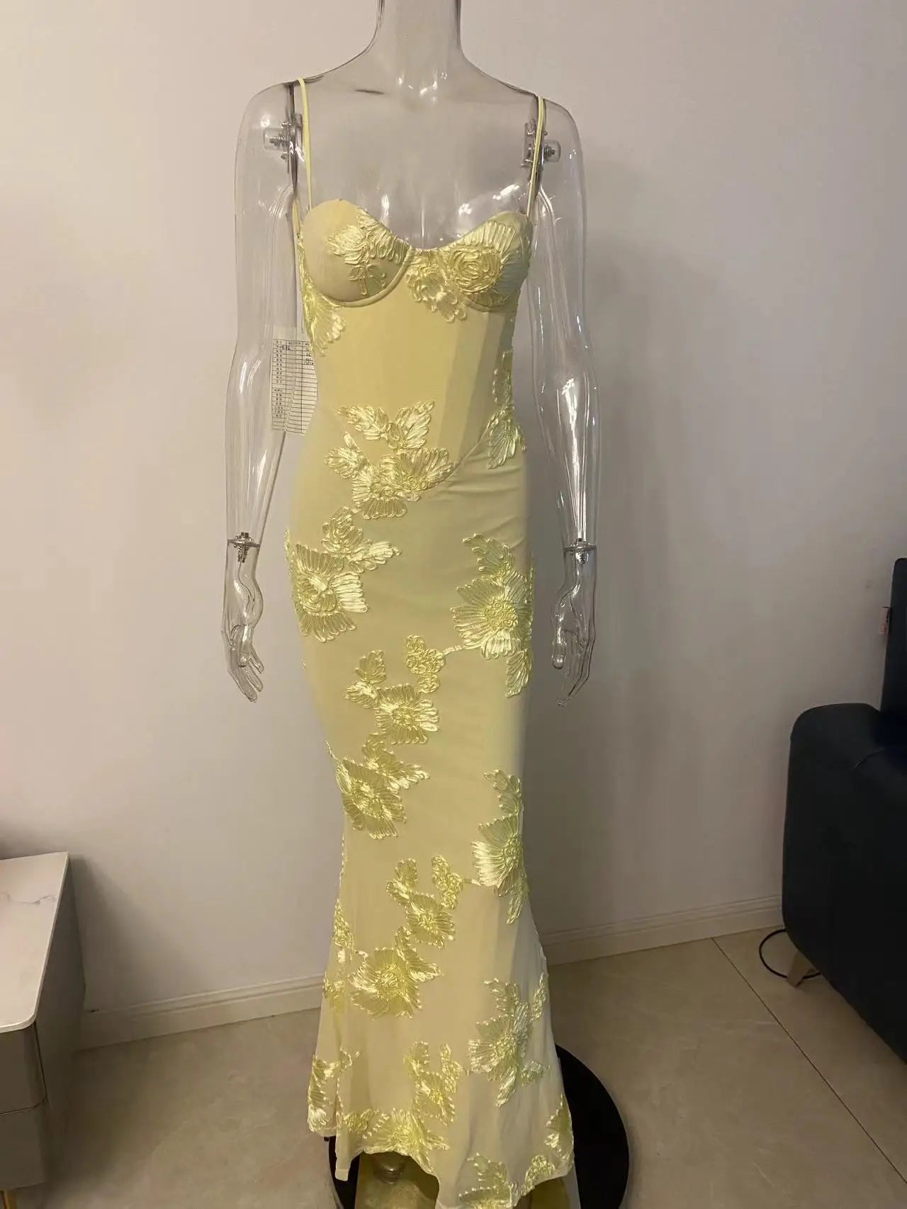 Dames Maxi Jurk Mouwloos Bloemenprint Vloerlengte 9