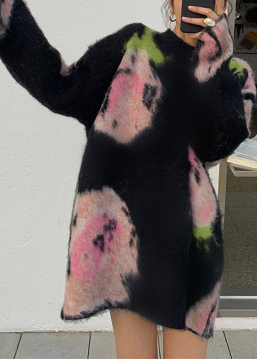 Dames Midi Jurk Katoen Met Lange Mouwen 1