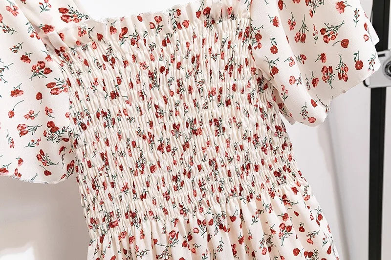 Dames Midi Jurk Met Korte Mouwen 5