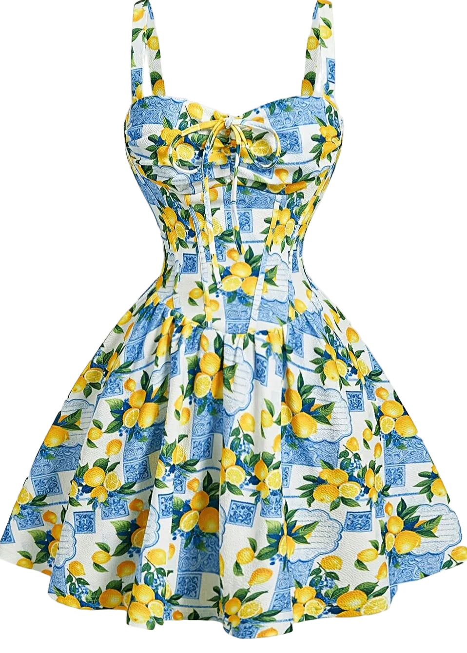 Dames Mini-jurk Boheemse Print 4